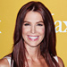 Poppy Montgomery's New Dark Red Hair Color