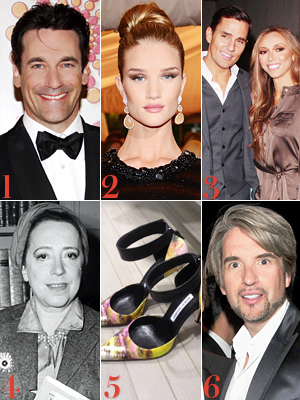 Jon Hamm, Rosie Huntington-Whiteley