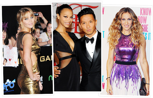 Jennifer Lawrence, Zoe Saldana, Prabal Gurung, Sarah Jessica Parker