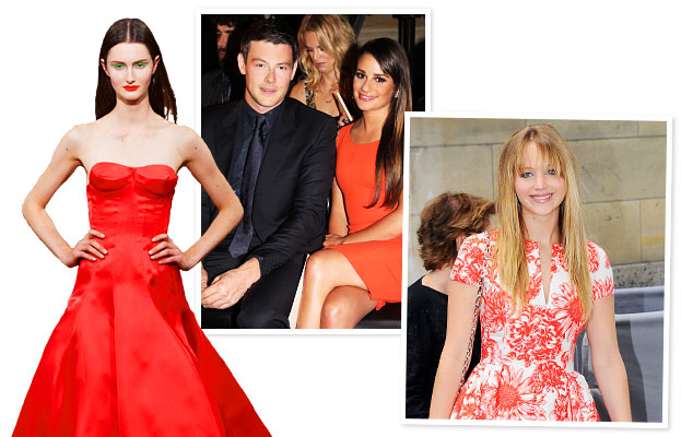 Couture Week, Lea Michele, Jennifer Lawrence