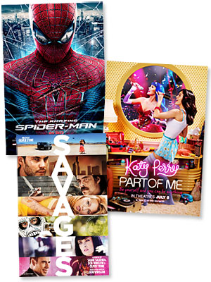 The Amazing Spider-Man, Katy Perry: Part of Me, Savages