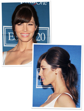 Jessica Biel Ponytail - ESPY Awards