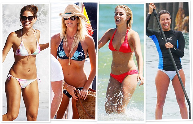 Maria Menounos, Elle Macpherson, Juliane Hough, Eva Longoria