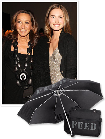 Donna Karan and Lauren Bush