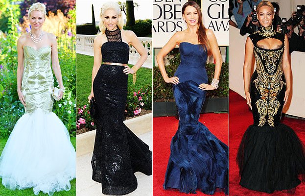Mermaid Gowns, Naomi Watts, Gwen Stefani, Sofia Vergara, Beyonce