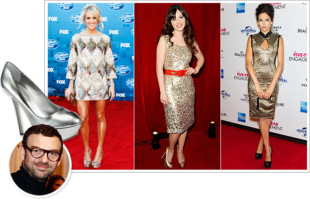 Sergio Rossi, Carrie Underwood, Zooey Deschanel, Camilla Belle