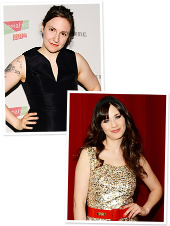 Zooey Deschanel - Lena Dunham - Girls - Nails
