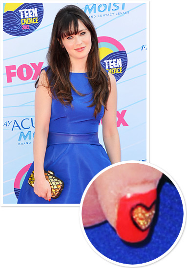 Zooey Deschanel Nails