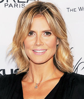 Heidi Klum White Eyeliner