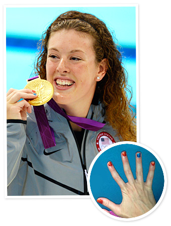 Allison Schmitt - Olympics 2012 - Manicure