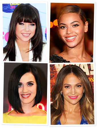 Carly Rae Jepsen, Beyonce, Katy Perry, Jennifer Lopez