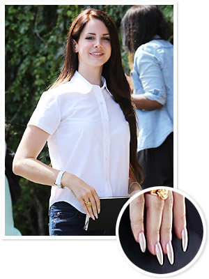 Lana Del Rey Nails