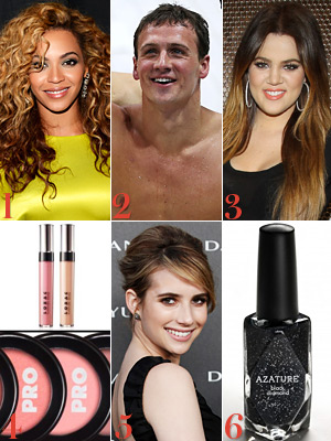 Beyonce, Ryan Lochte, Khloe Kardashian