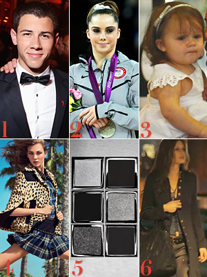 Nick Jonas, McKayla Maroney, Harper Beckham