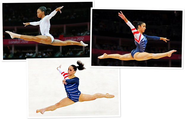 Gabby Douglas, Aly Raisman, Jordyn Weiber