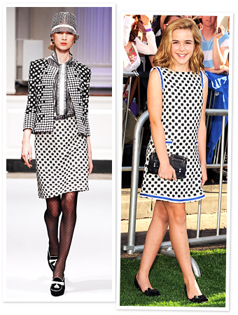 Mad Men Kiernan Shipka Oscar de la Renta