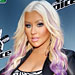 Christina Aguilera Gets Purple Highlights