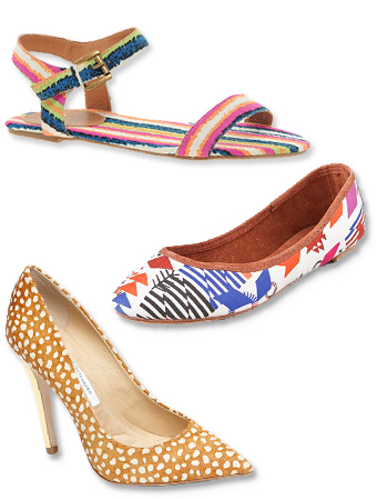 printed shoes