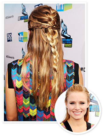 Kristen Bell Hair - Braid
