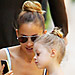 Nicole Richie and Daughter Harlow Match Hairstyles