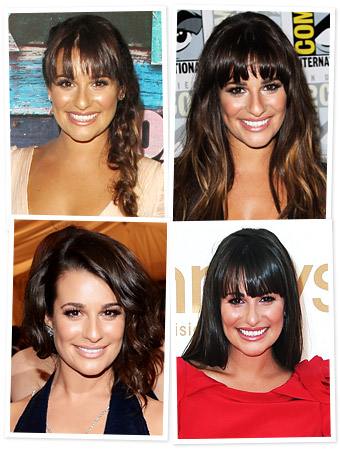 Lea Michele Hair