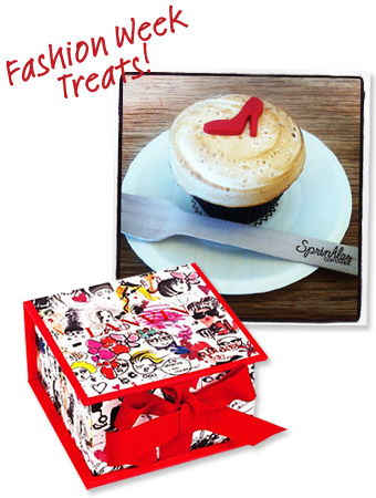 Fashion Week cupcakes