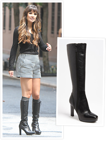 lea michele boots