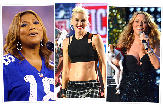 Mariah Carey Gwen Stefani NFL