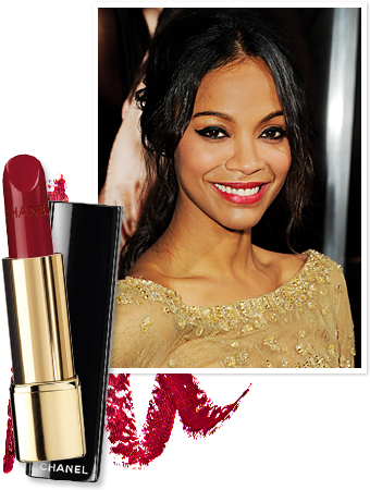 Zoe Saldana Lipstick