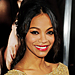 Found It! Zoe Saldana's Garnet Red Lipstick