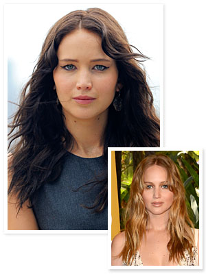 Jennifer Lawrence dark hair