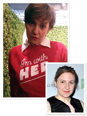 Lena Dunham hair