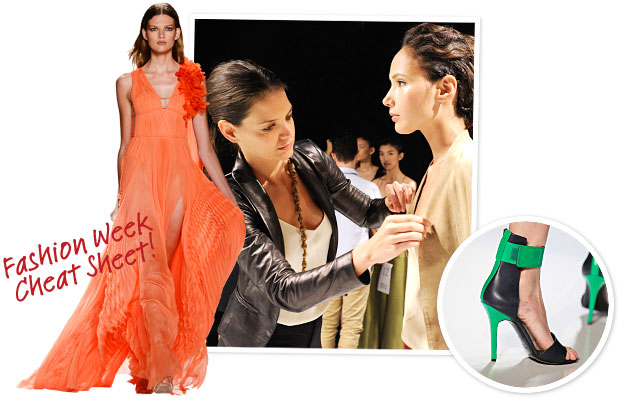 NewYorkFashionWeekJ.MendelKatieHolmes