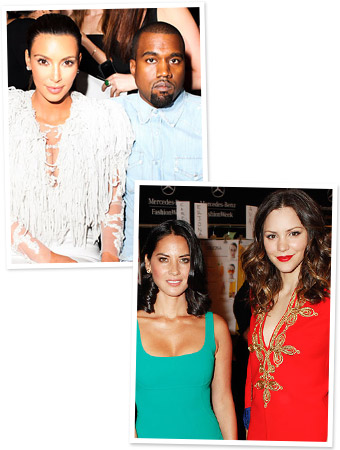 Kim Kardashian, Kanye West, Olivia Munn, Katharine McPhee