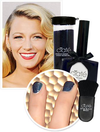 Blake Lively's Velvet Manicure