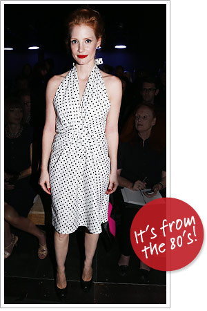 Jessica Chastain in YSL