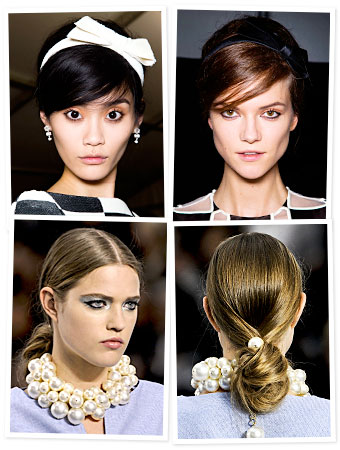 hair accessories Paris fashion week