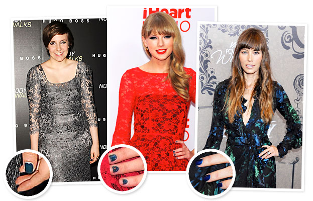 Taylor Swift Blue Nails