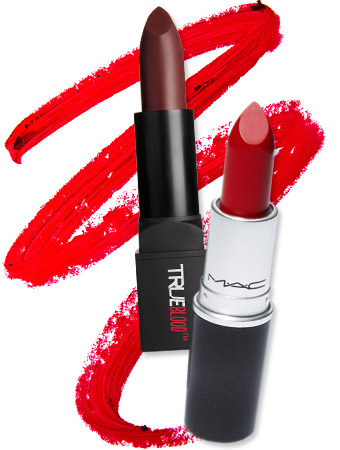 Blood-Red Lipstick