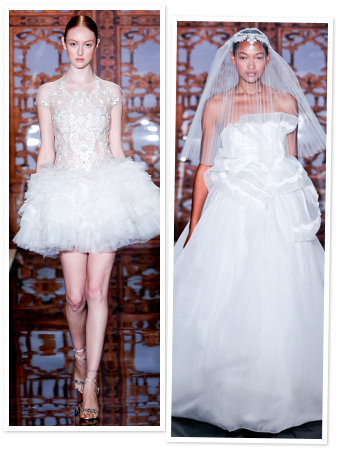 Reem Acra, wedding gowns