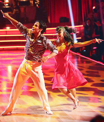 Karina Smirnoff and Apolo Ohno
