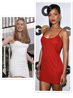 Rihanna Cher Clueless Calvin Klein dress