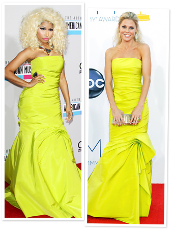 Nicki Minaj Julie Bowen Monique Lhuillier