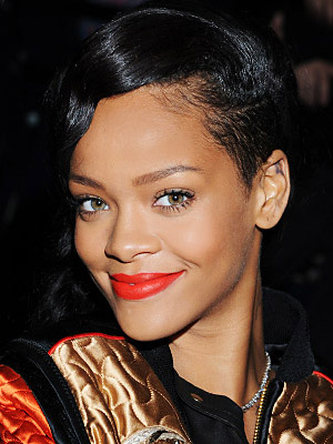 Rihanna Pink Leather