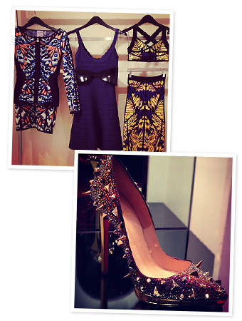 Herve Leger, Christian Louboutin