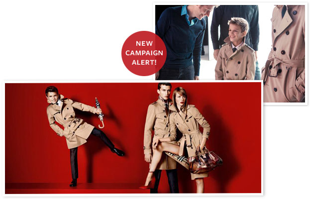 Romeo Beckham Burberry