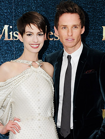 Anne Hathaway and Eddie Redmayne
