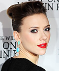 Scarlett Johansson - Celebrity Beauty Tip - Bold Red Lip