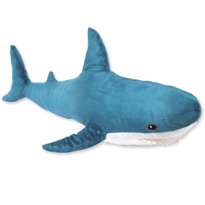 plush shark ikea