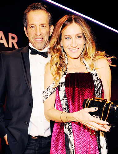 YesWeTrend- Keneth Cole and Sarah Jessica Parker (M.Martin Margiela) Fashion Week Parties 2013